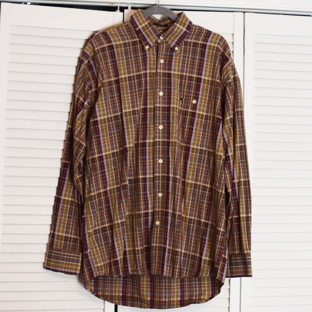 Urgent Gear Sportswear Button Down Shirt Long-sleeved Size Large